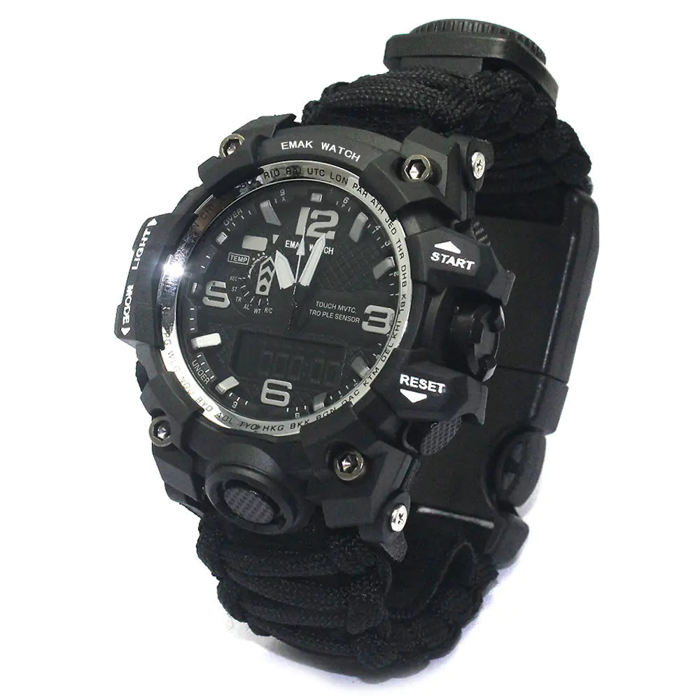 Outdoor Waterproof Multifunctional Survival Climbing Watch