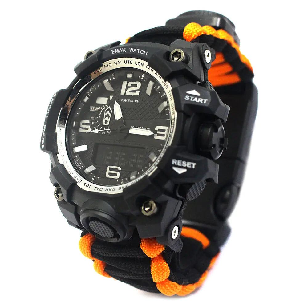 Outdoor Waterproof Multifunctional Survival Climbing Watch