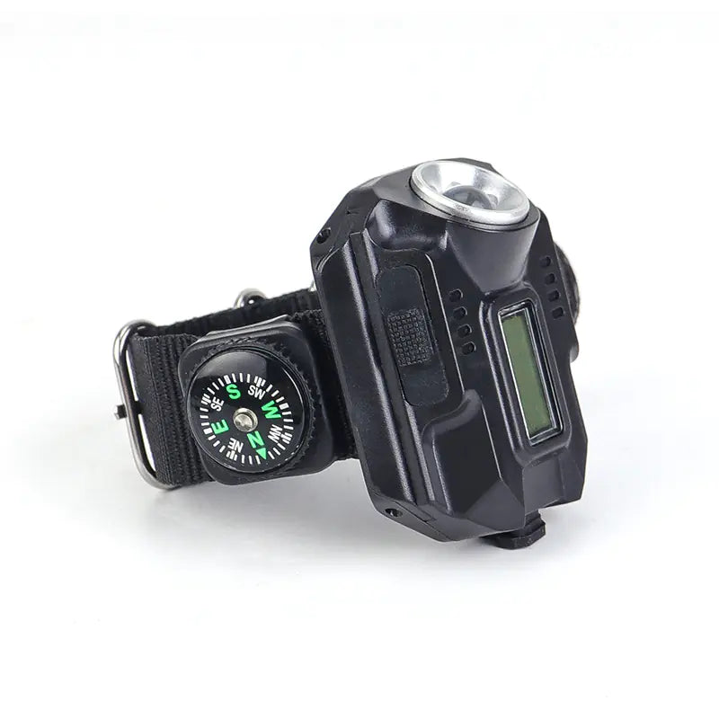 Rechargeable Waterproof LED Tactical Display Watch